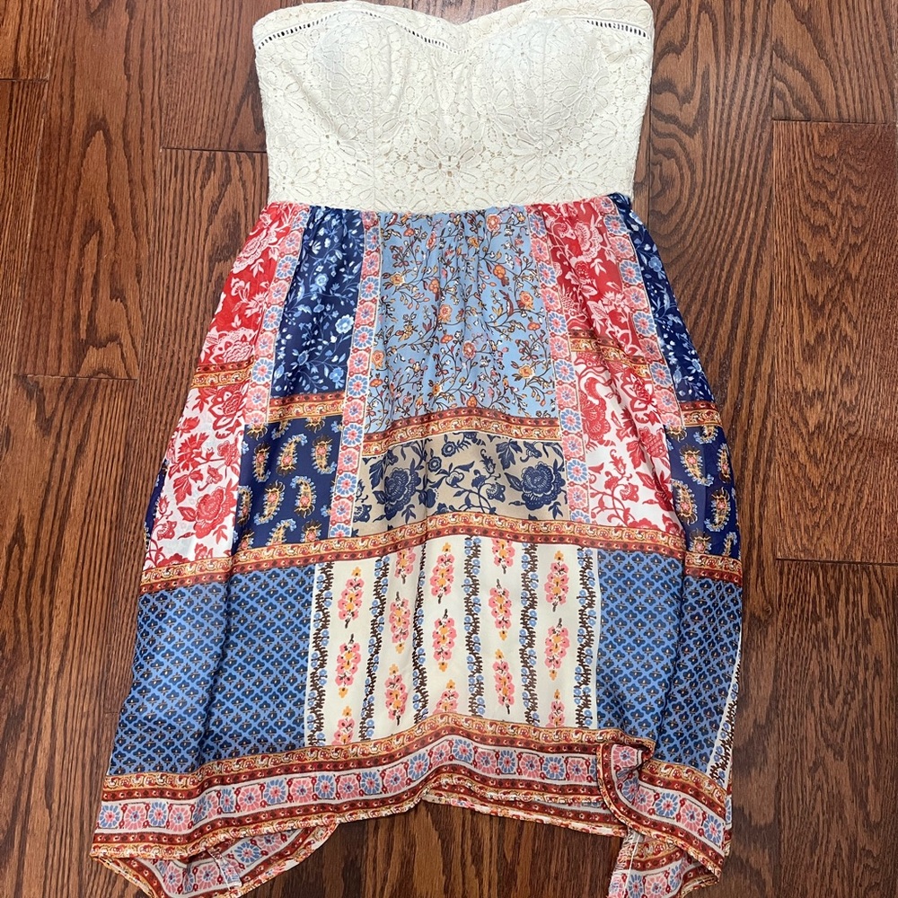 Colorful Patchwork Dress